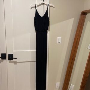 Black maxi dress